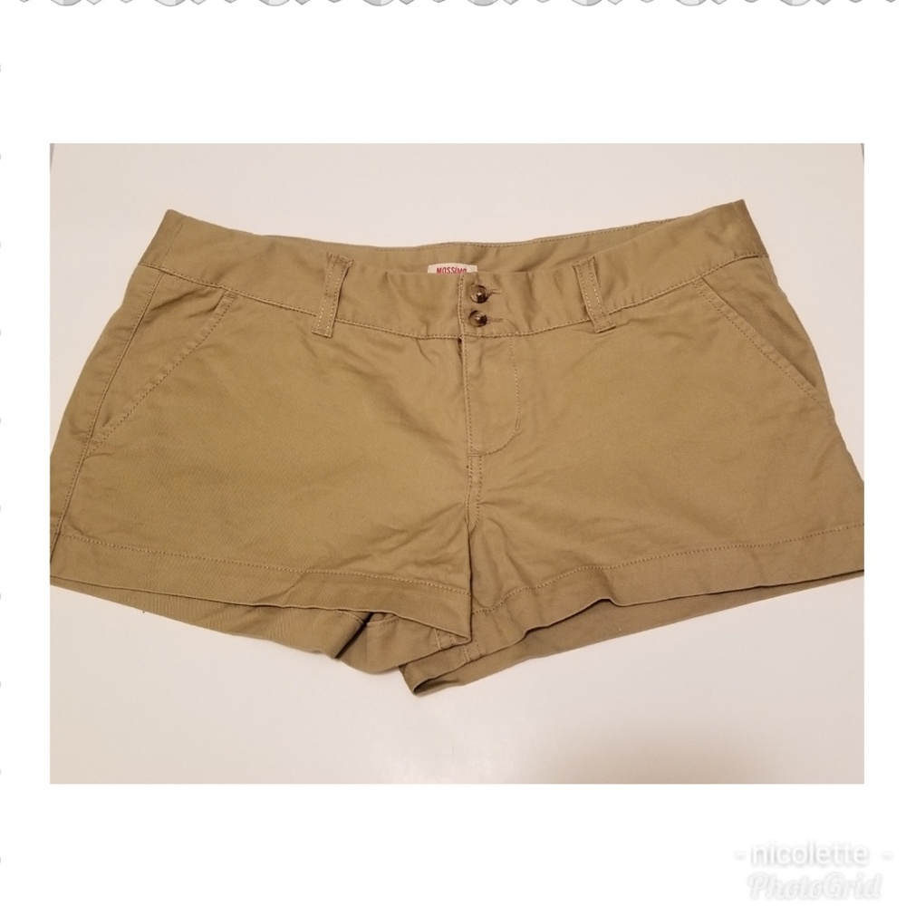 Mossimo Supply Company khaki short shorts